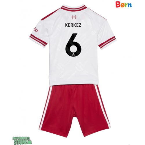 Liverpool Milos Kerkez #6 Replika Babytøj Udebanesæt Børn 2026-27 Kortærmet (+ Korte bukser)
